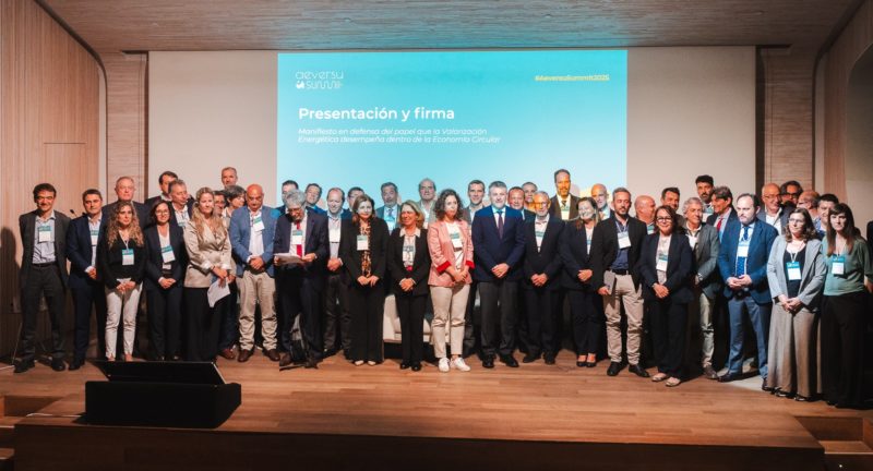 1st AEVERSU Summit: más de medio centenar de entidades han suscrito ya el primer manifiesto a favor del impulso de la valorización energética en España